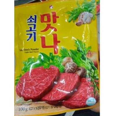 Bột Nêm Bò Hàn Quốc, Hạt Nêm Bò Matna Hàn Quốc 100g - 쇠고기 맛나