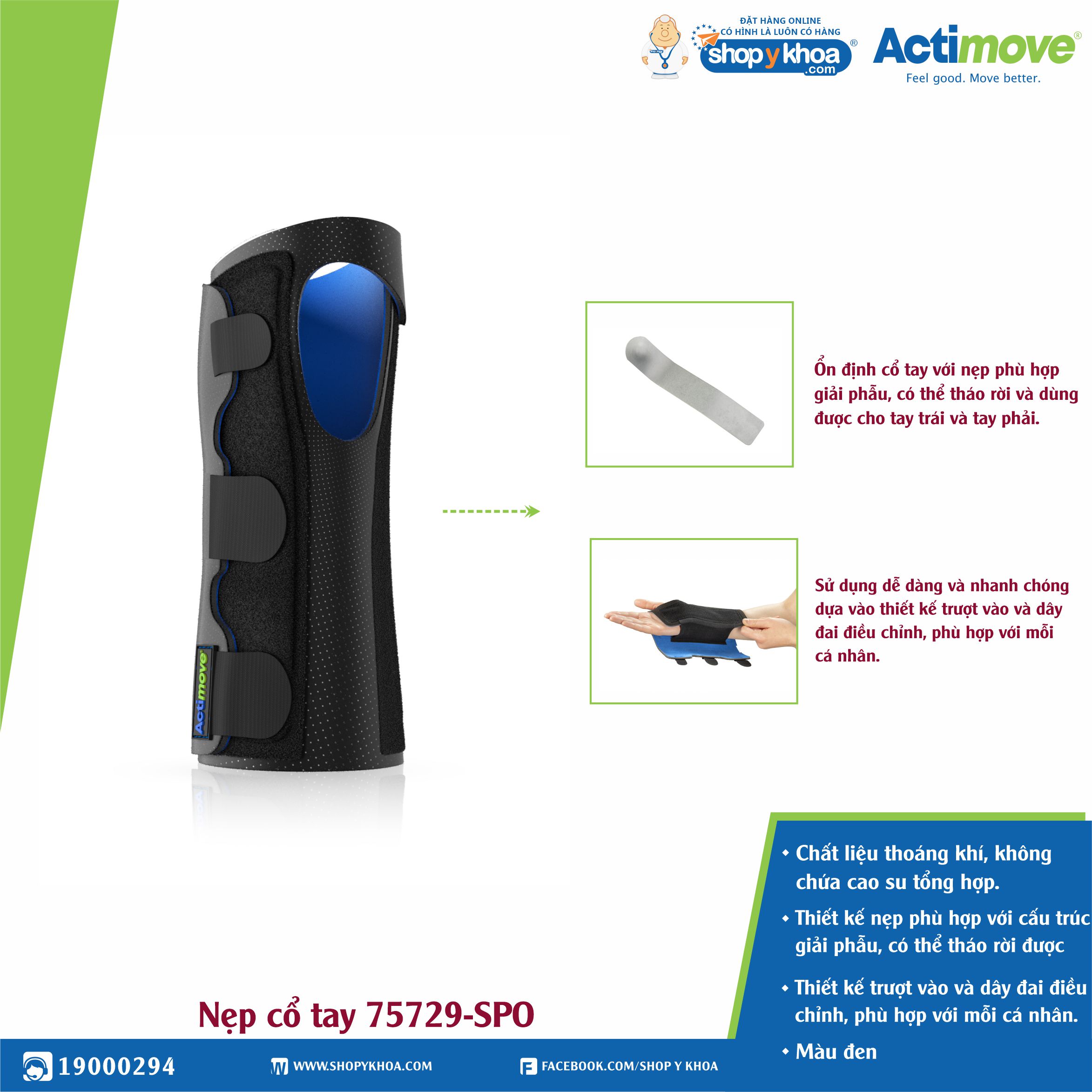 Wrist Brace 75729-Spo Actimove Wrist Stabilizer