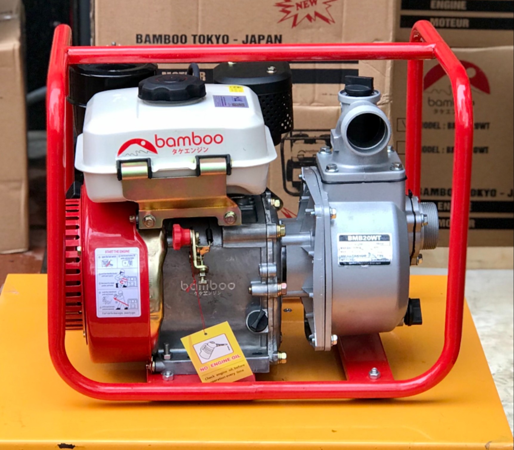 Máy Bơm Nước Chạy Dầu 6.5Hp Bamboo XB20WT