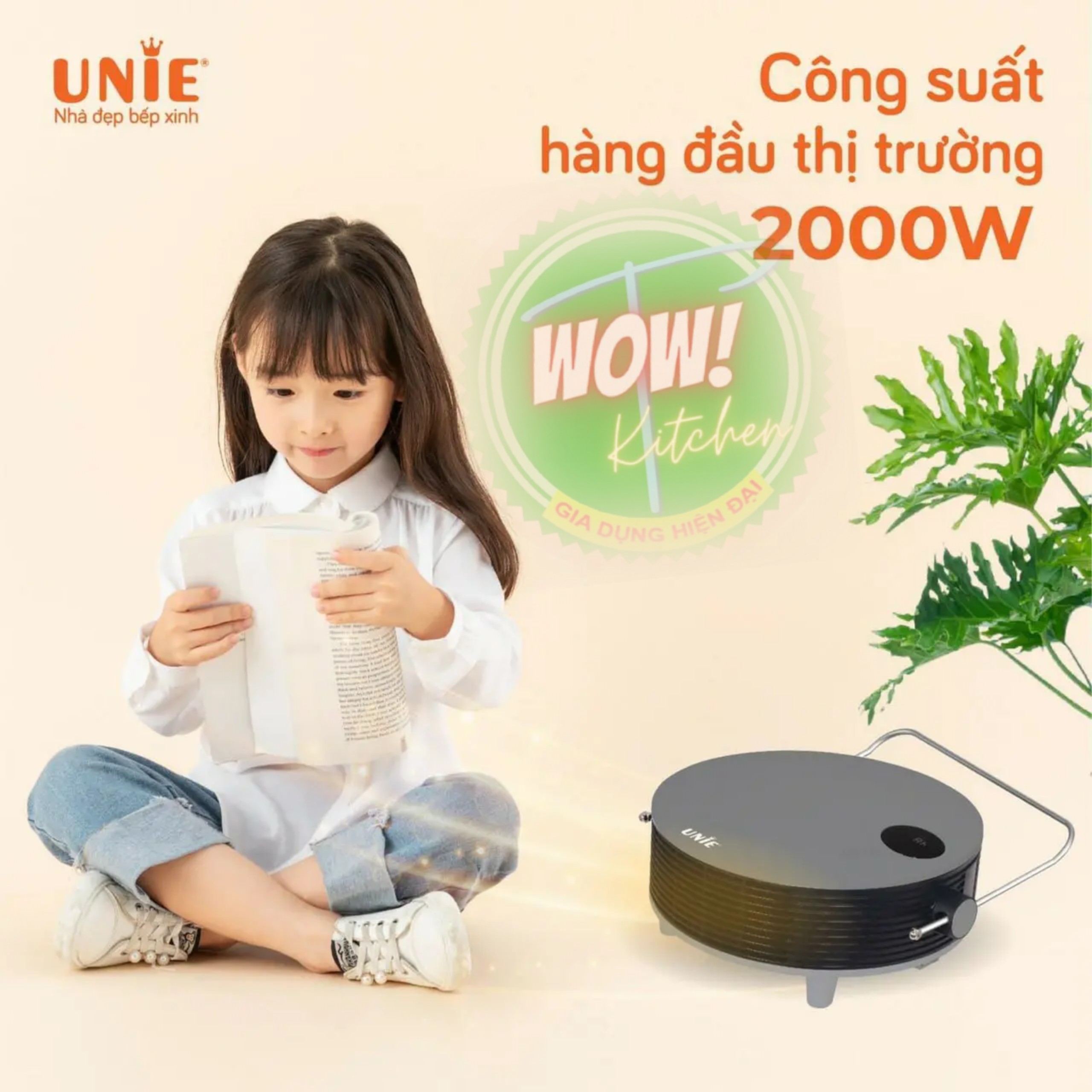 Máy sưởi gốm Unie UE-125