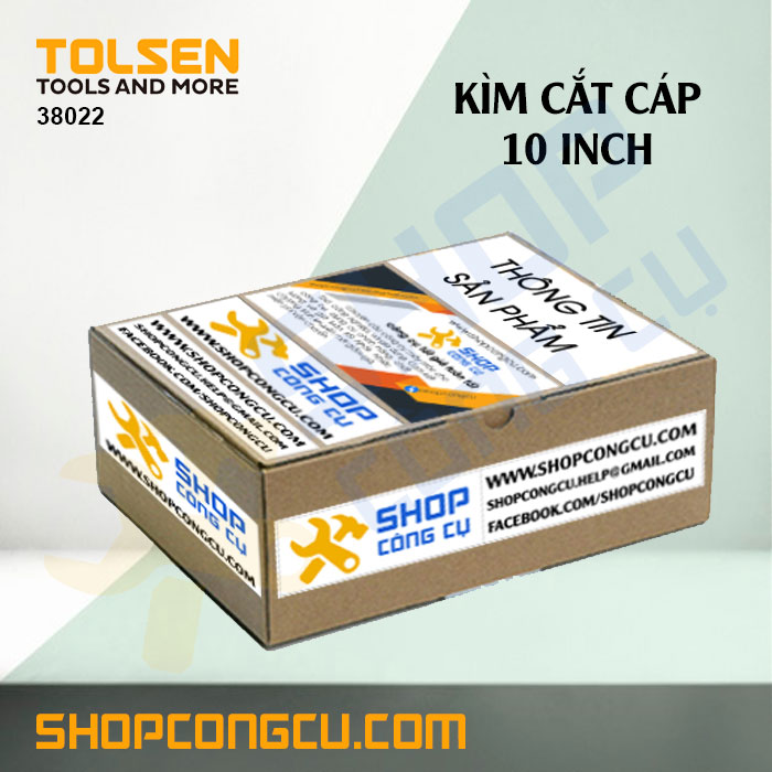 [HCM]Kìm cắt cáp 10 inch Tolsen 38022
