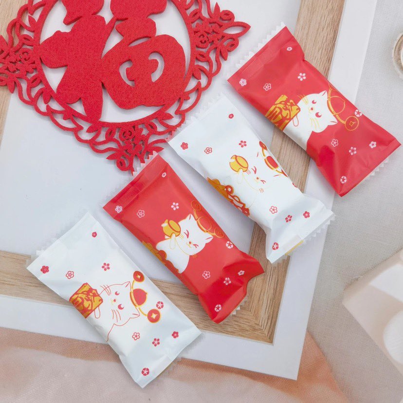 vỏ túi kẹo nougat 4x9cm