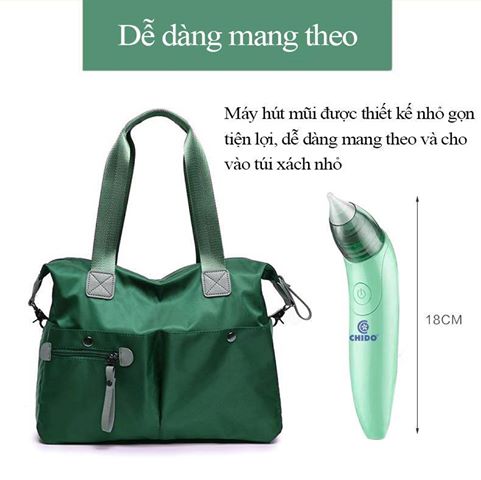 Máy hút dịch mũi tự động 5 cấp độ cho bé CHIDO