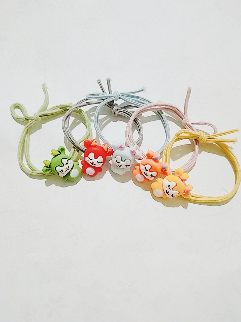 Sỉ 5 dây cột tóc hình thú 3D dễ thương