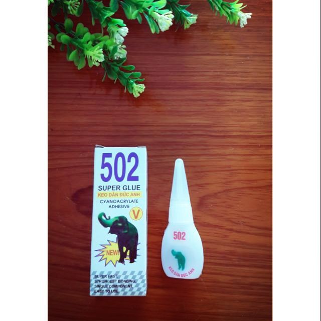 Keo dán con voi 502 Đức Anh siêu dính - Lọ 2 gram (V)