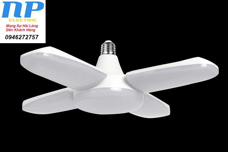 ĐÈN LED SIÊU SÁNG 60W HÌNH 4 CÁNH QUẠT - ĐUI E27