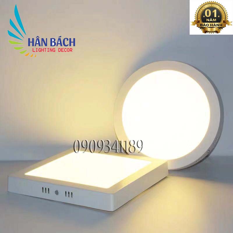 Đèn ốp trần led gắn nổi 12w 18w 24w tròn
