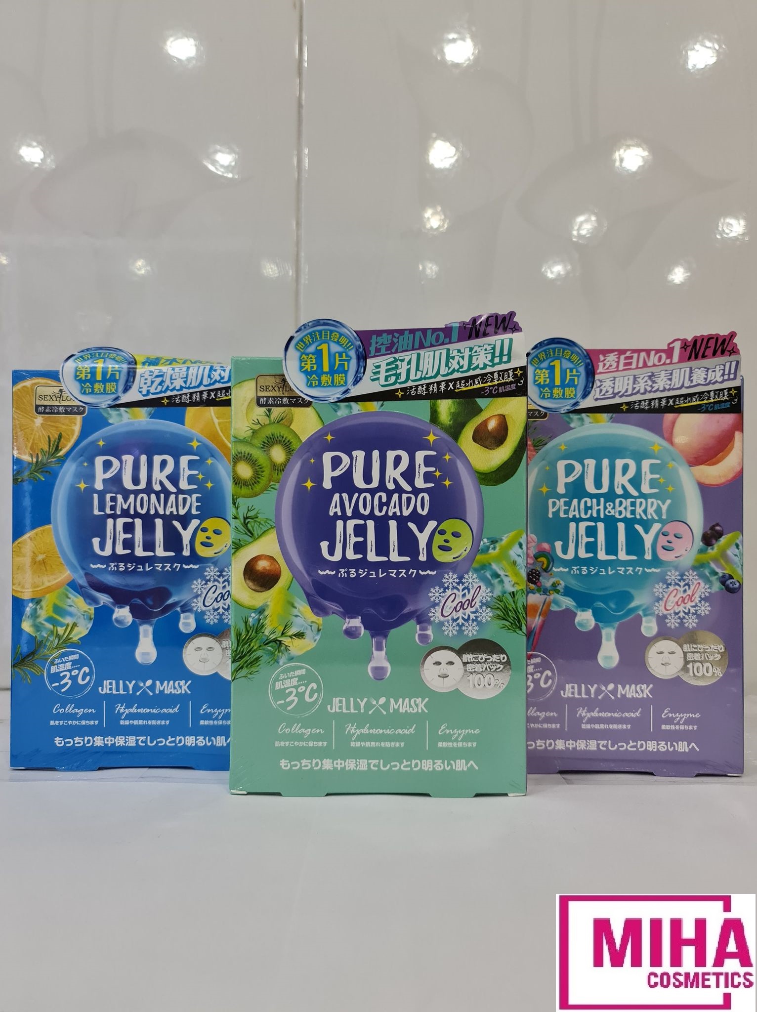 [HCM]Hộp 3 Miếng Mặt Nạ Lạnh Lên Men Sexylook Pure Jelly Mask