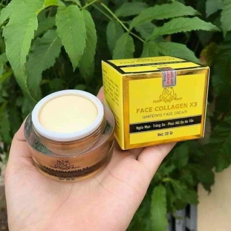 [HCM]Combo Kem Face X3 Và Serum Dưỡng Collagen X3
