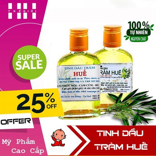 TINH DẦU TRÀM HUẾ 100ML - TINH DẦU TRÀM