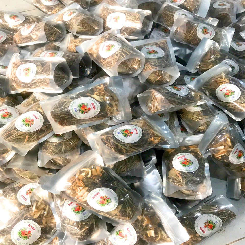 Combo 5 gói lá xông giải cảm