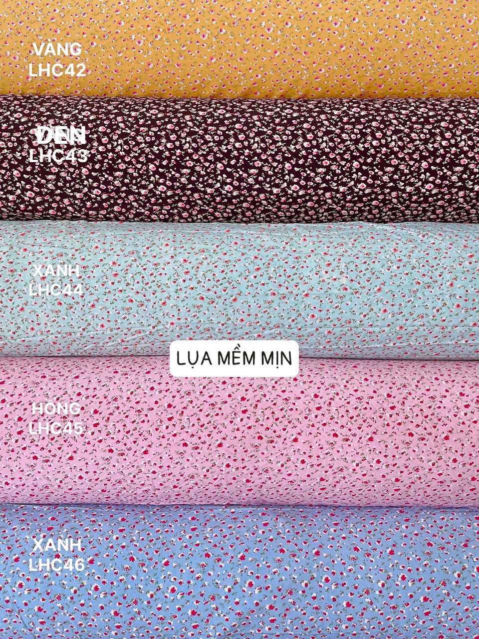 [HCM]VẢI LỤA MỀM MỊN - DÒNG VẢI THÔNG DỤNG - 1 MÉT X 1M5