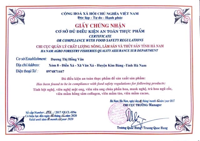 500gr Viên Hà Thủ Ô Mật Ong