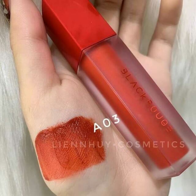 SON BLACK ROUGE A03 ĐỎ CAM CHÁY