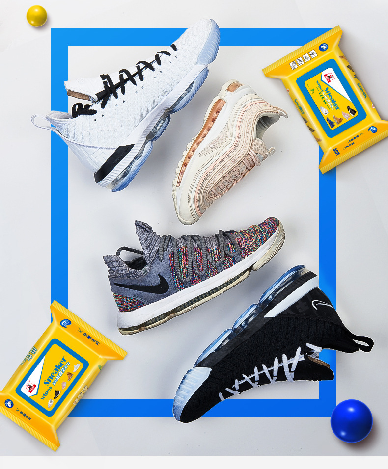 [HCM]Khăn giấy lau giày Sneaker chuyên dụng đa năng