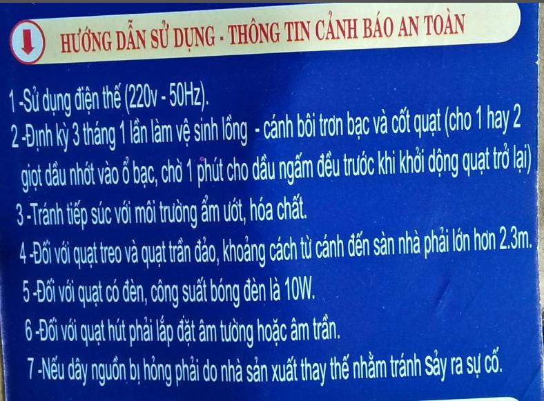 [HCM]Quạt Đứng Natifan  5 cánh