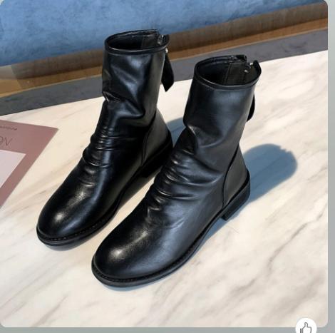 Giày boot nữ cổ cao cá tính