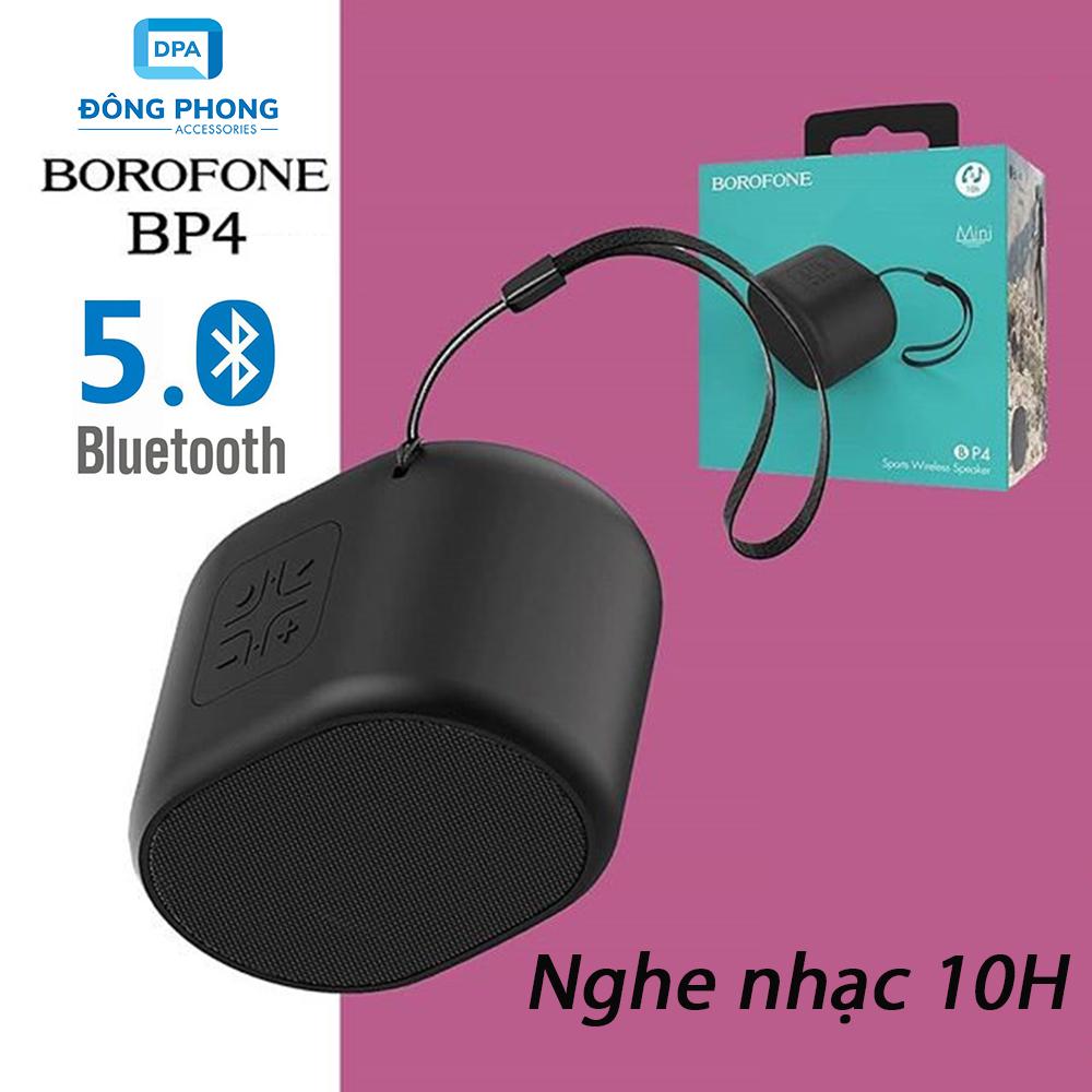 [HCM]Loa Bluetooth mini Borofone BP4 có móc treo nghe nhạc 10 giờ Bluetooth 5.0