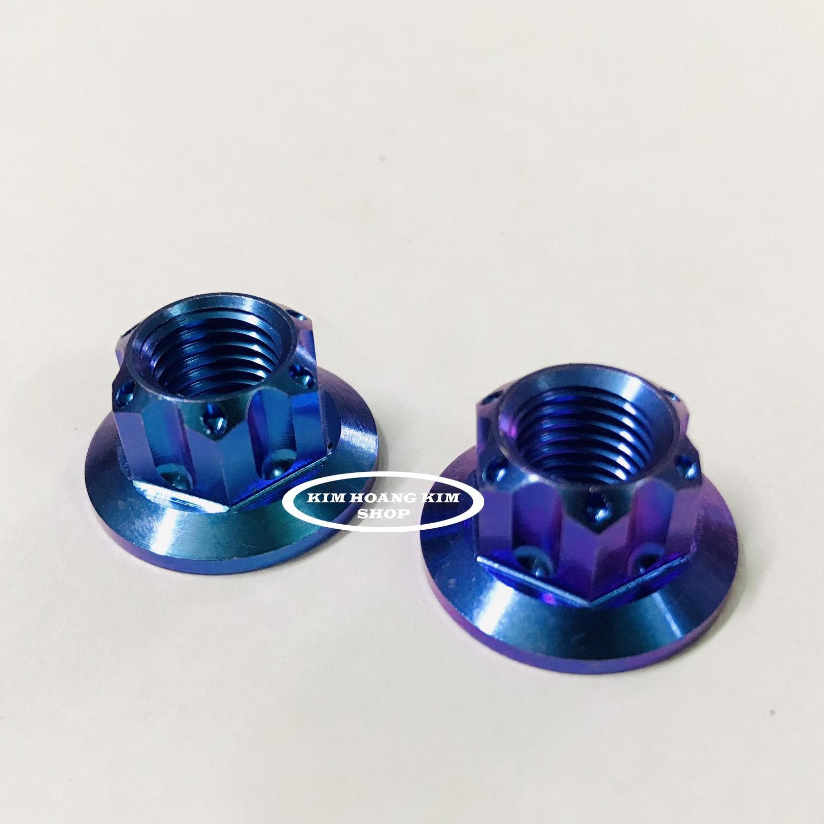 2 ốc tán titan gr5 6li xanh tím