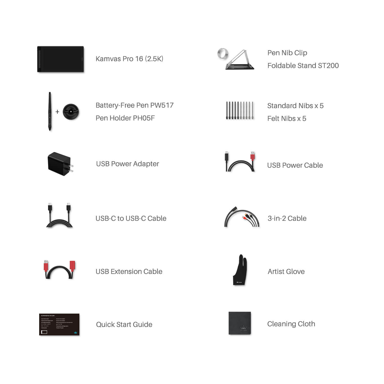 Bảng vẽ LCD Huion Kamvas Pro 16 (2.5K)
