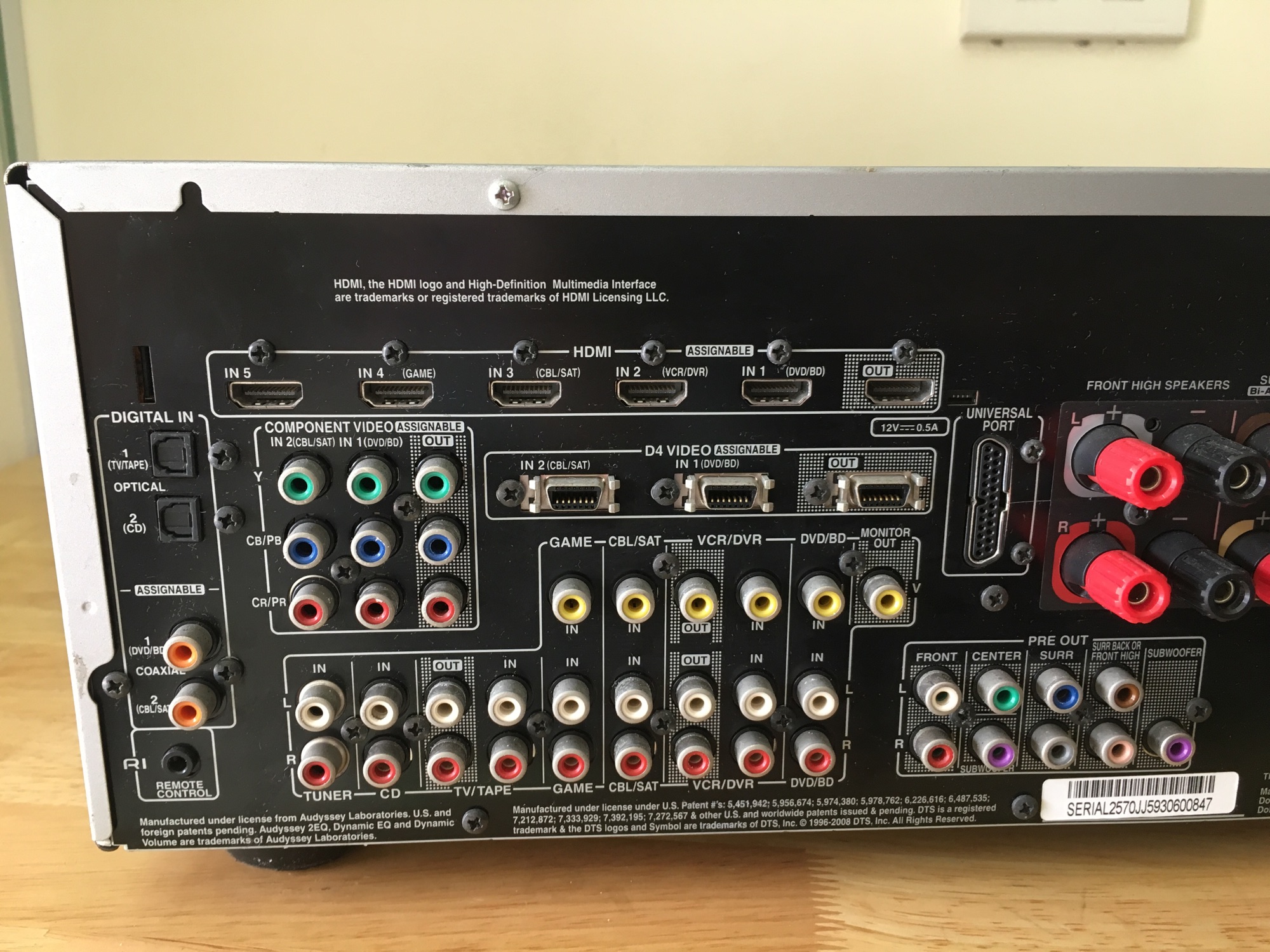 Amply onkyo tx-sa607