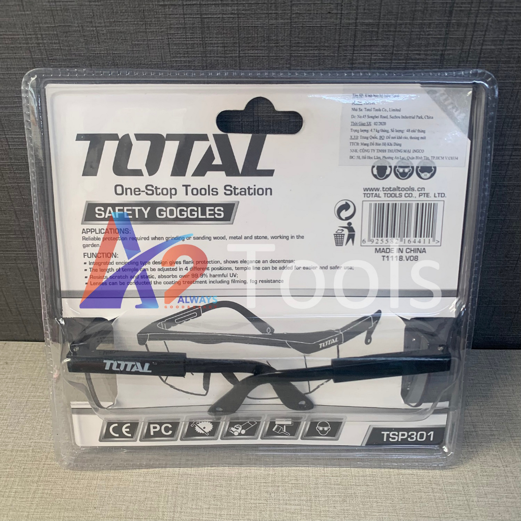 Kính bảo hộ lao động Total TSP301