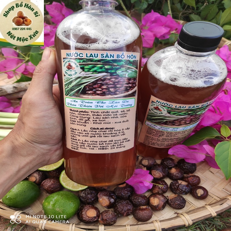 Nước lau sàn Bồ Hòn