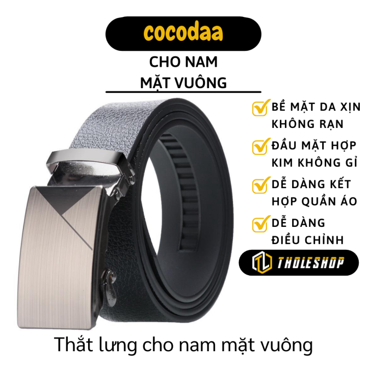 Dây nịt cho nam mặt vuông - Dậy nịt cho nam - Thắt lưng da của nam