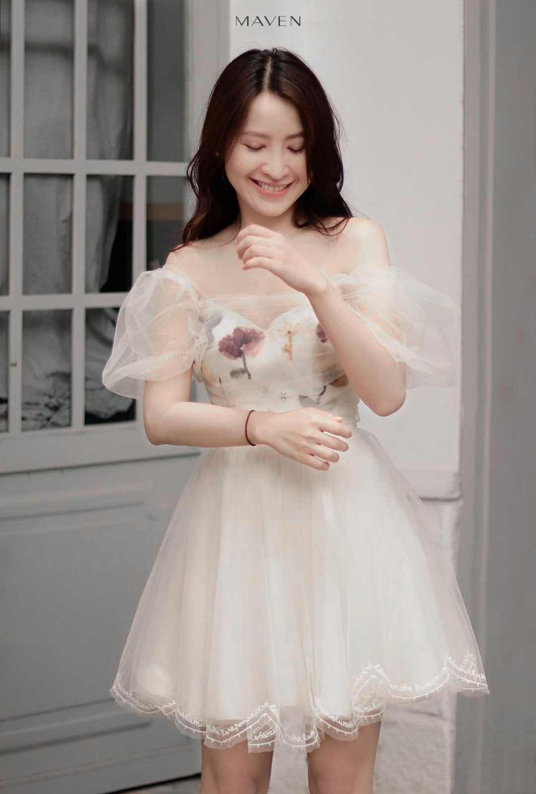 MAVEN - Váy lưới xoè Fly