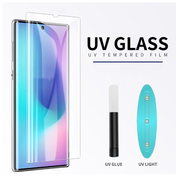 Kính cường lực uv cho xiaomi mi note 10 lite/ mi note 10 pro full màn hình
