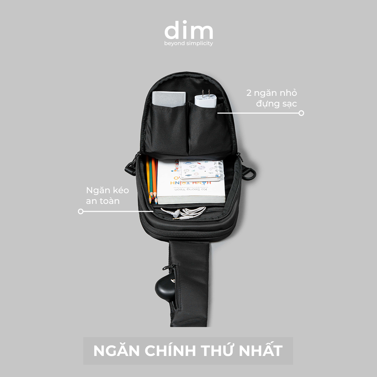 Túi đeo chéo DIM Smart Bag