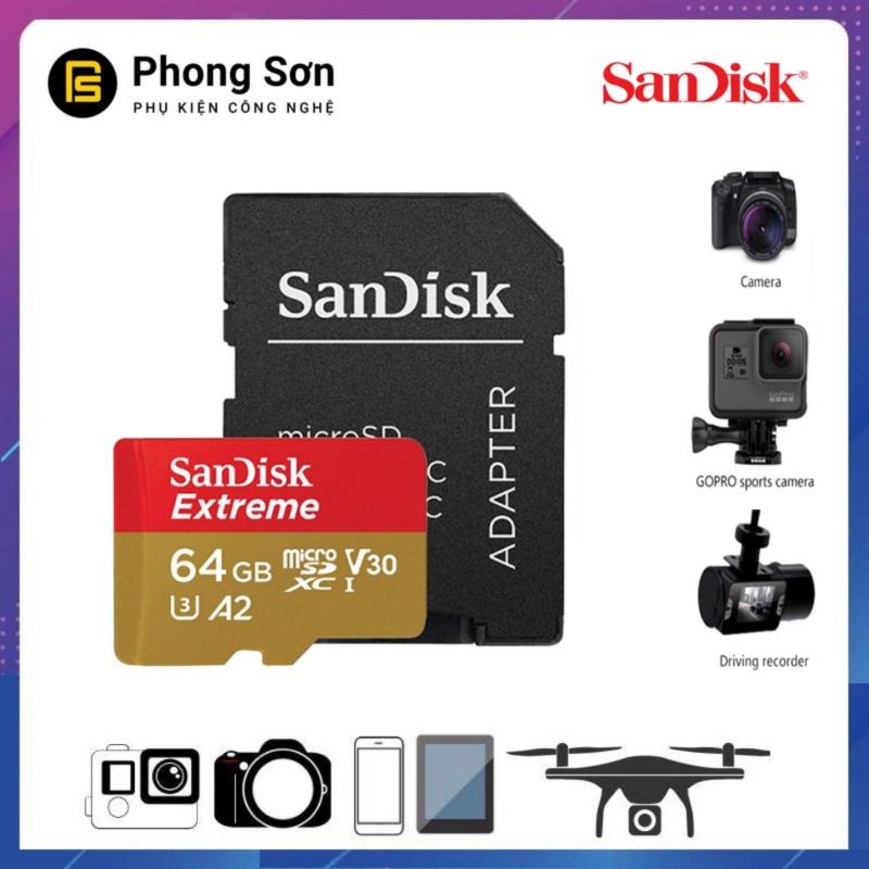 Thẻ nhớ Micro SDXC 64GB Extreme 667x 100mb/s UHS-1 Sandisk