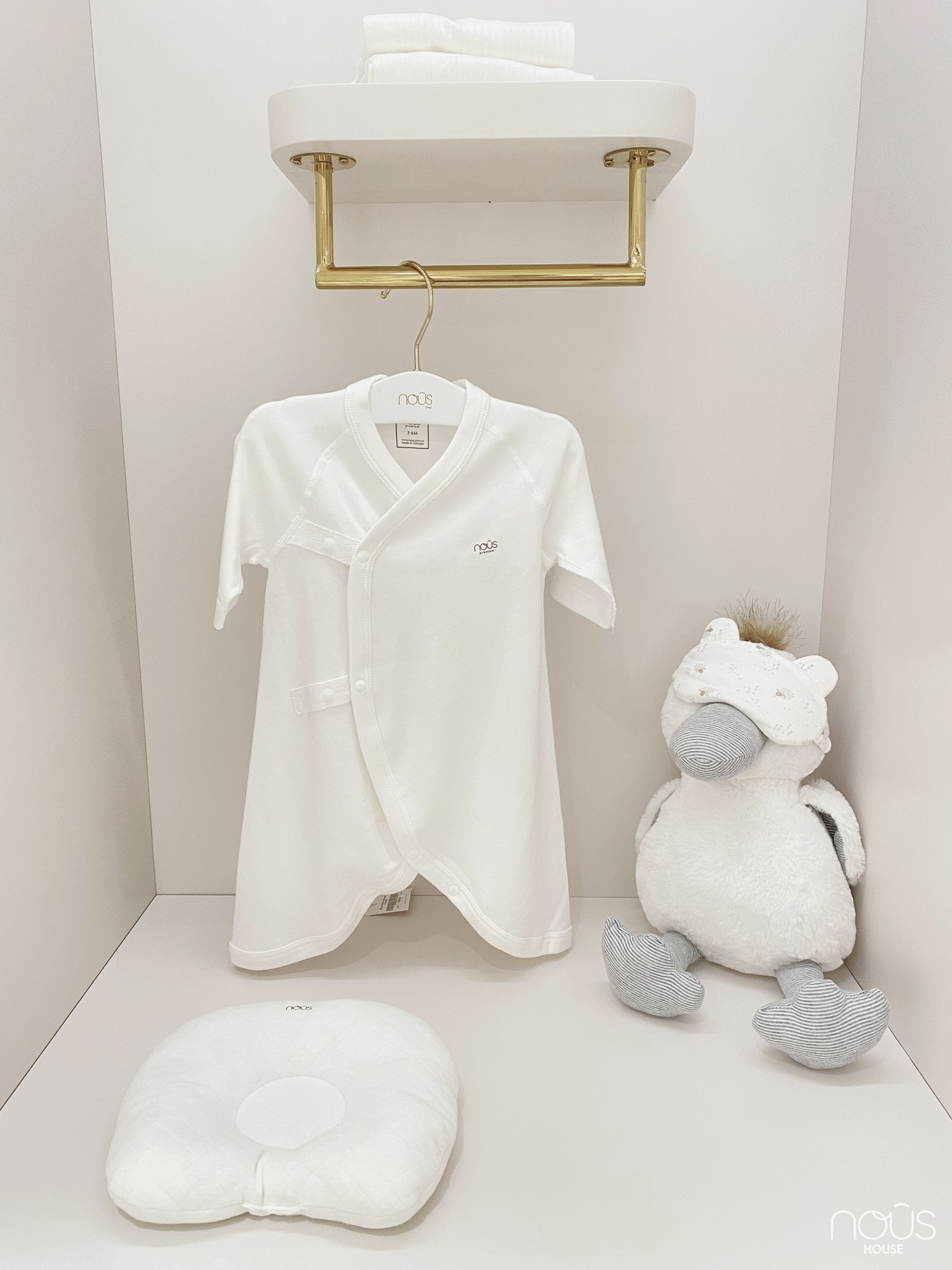 [saigon baby] Romper cài lệch nous cho bé từ 3- 9 tháng tuổi