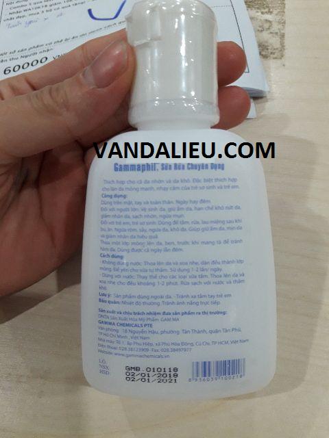 SỮA RỬA CHUYÊN DỤNG GAMMAPHIL 125ML