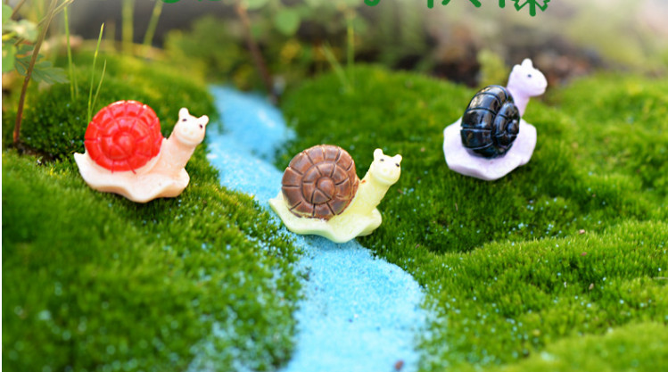 [HCM]Mô hình ốc sên trang trí tiểu cảnh terrarium ( màu ngẫu nhiên )