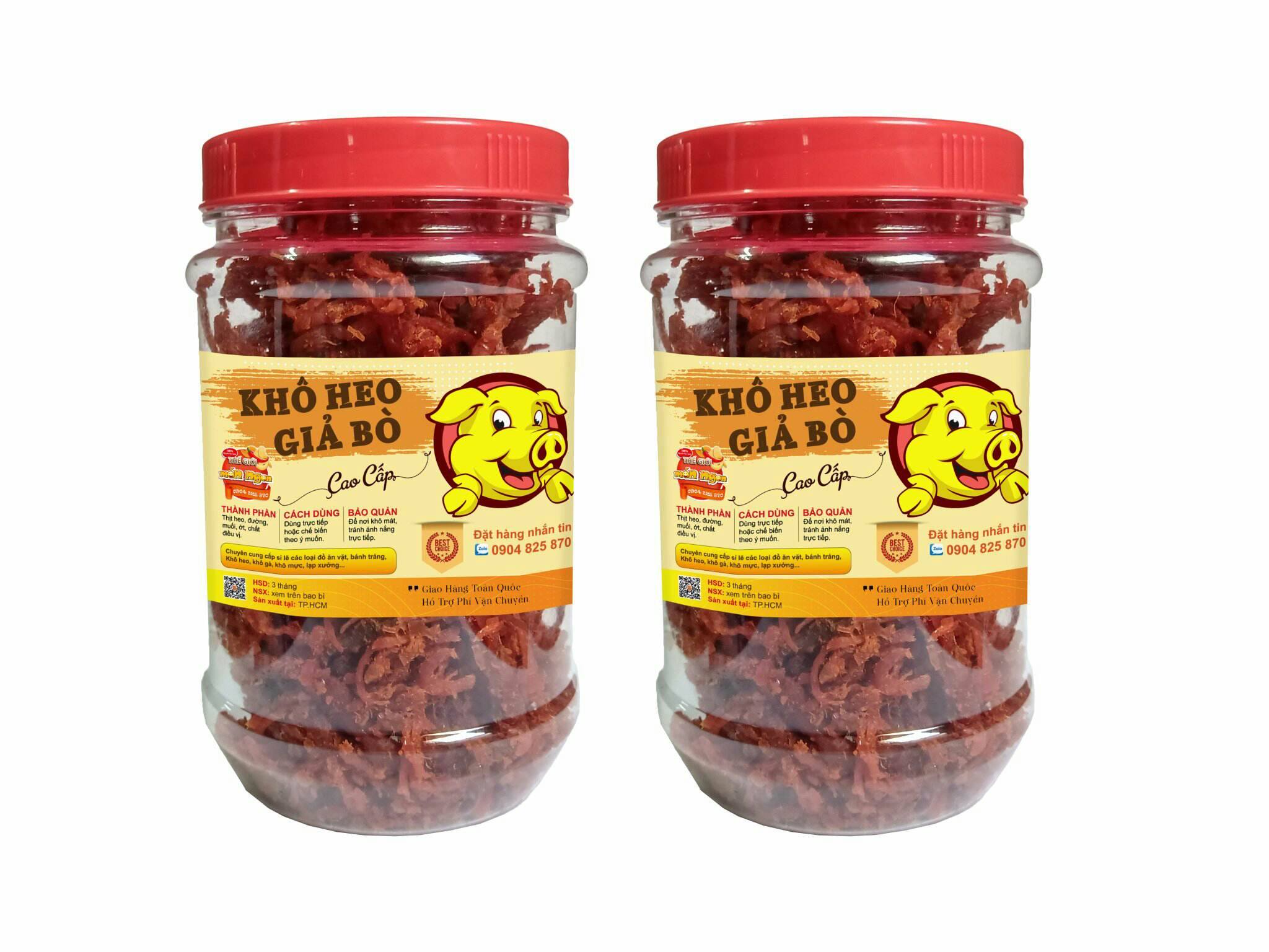 250gr - KHÔ HEO GIÃ BÒ