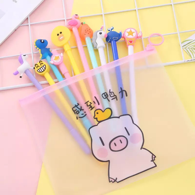 [HCM]Túi đựng bút cute hình HEO HỒNG