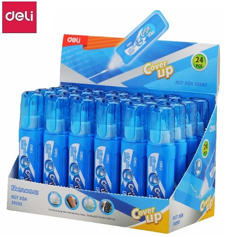Bút xóa nước Deli 12ml  W39292