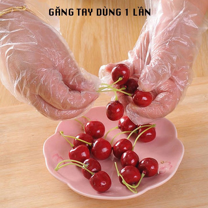 [HCM]Hộp Găng Tay Nilong Dùng 01 Lần (Hộp 200 Cái)