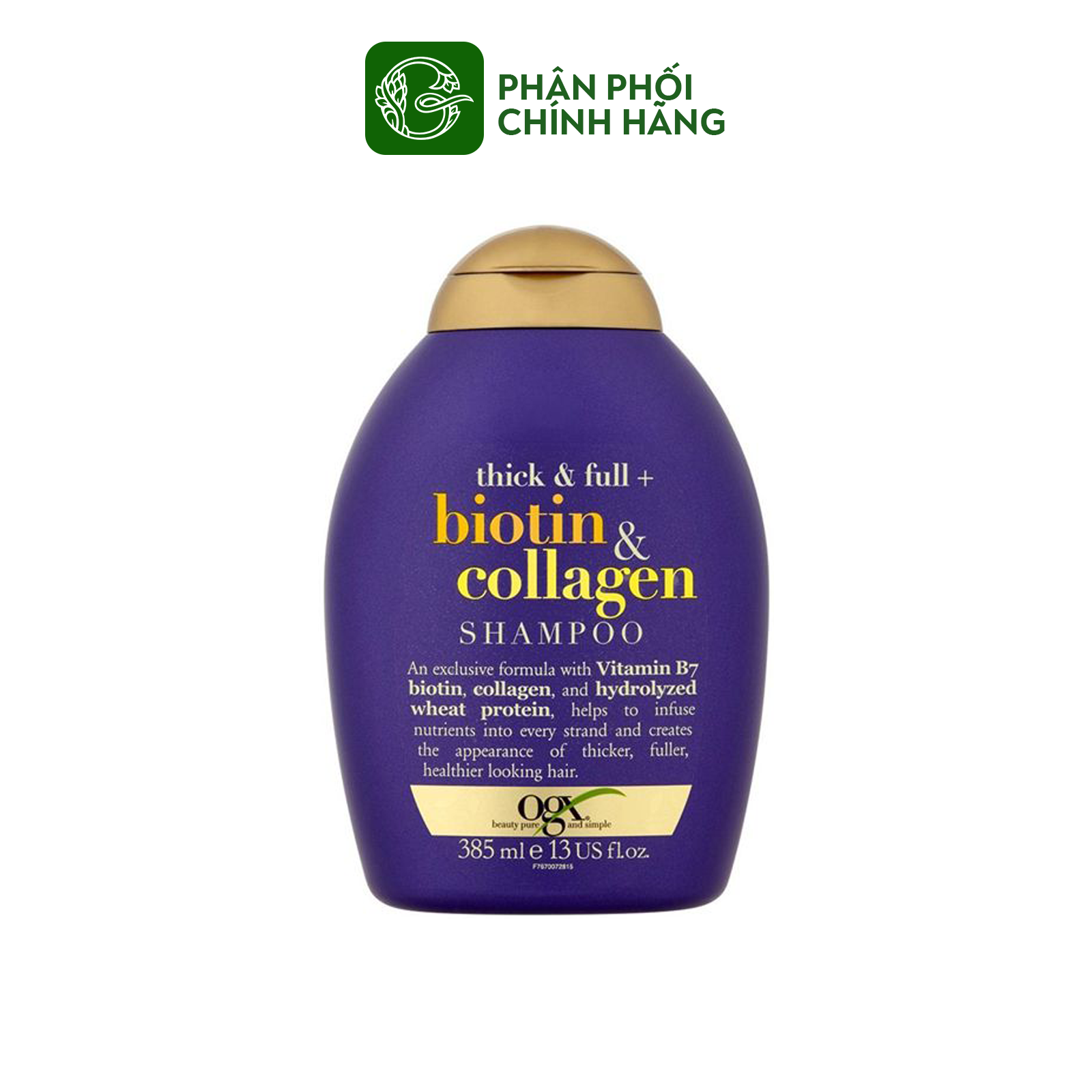 Dầu Gội Ogx Thick-Full Biotin-Collagen