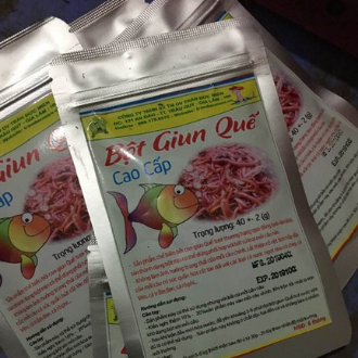 Bột giun quế nguyên chất( bột trùn quế)- bột giun khô