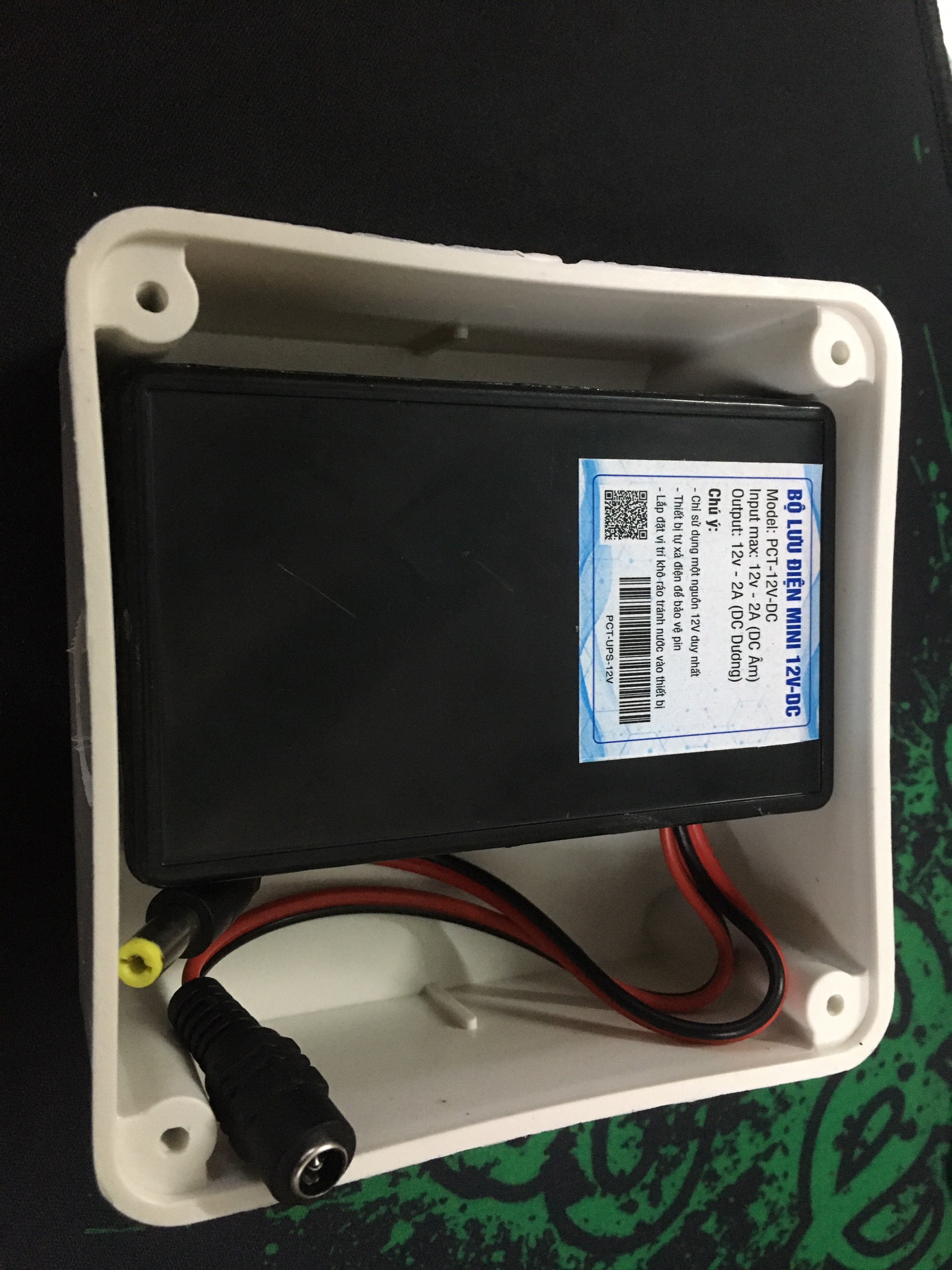 UPS MINI 12V cho camera wifi + moden wfi