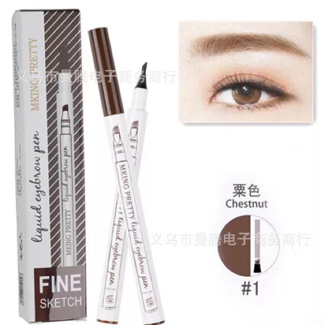 Chì Kẻ Mày Phẩy Sợi 4D Fine Sketch (H1)