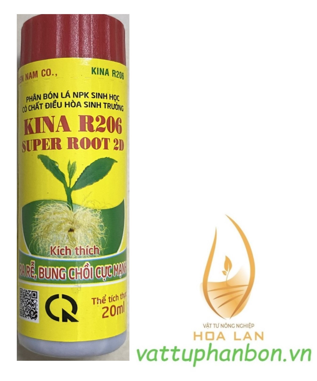 Phân bón kina r206 super root 2d - ra rễ, bung chồi cực mạnh - #280a# 20ml