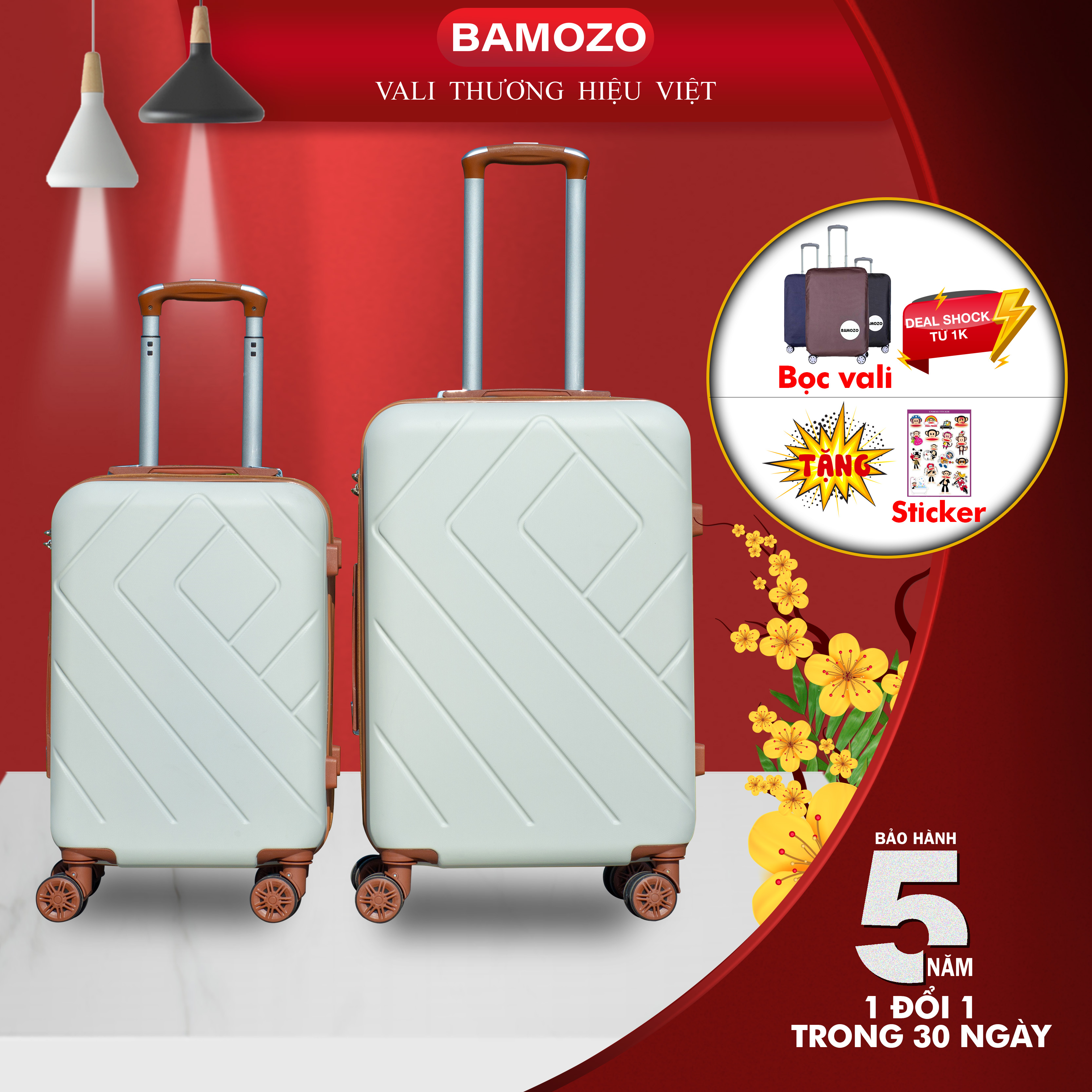 Vali kéo du lịch  Bamozo 8815 20 inch