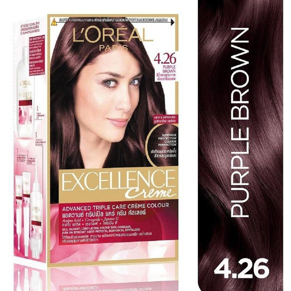 Review kem nhuộm dưỡng tóc phủ bạc LOreal Paris Excellence Crème -  BlogAnChoi