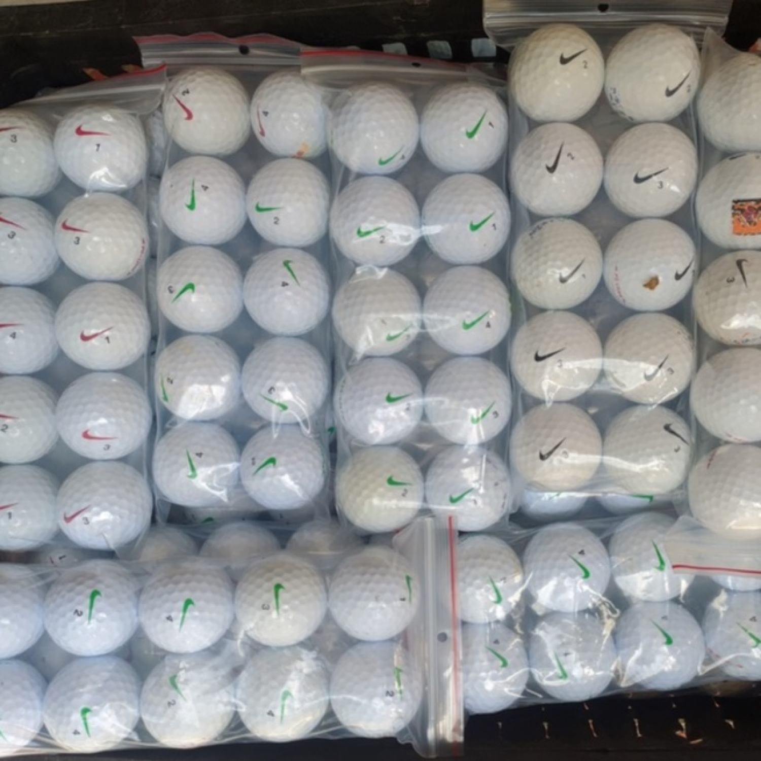 Bóng golf cũ - combo 10 quả -- golf hà nội 247