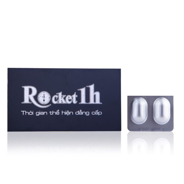 2 Viên Rocket 1h hỗ trợ cải thiện sinh lý nam (Che tên sản phẩm kín đáo khi giao hàng)