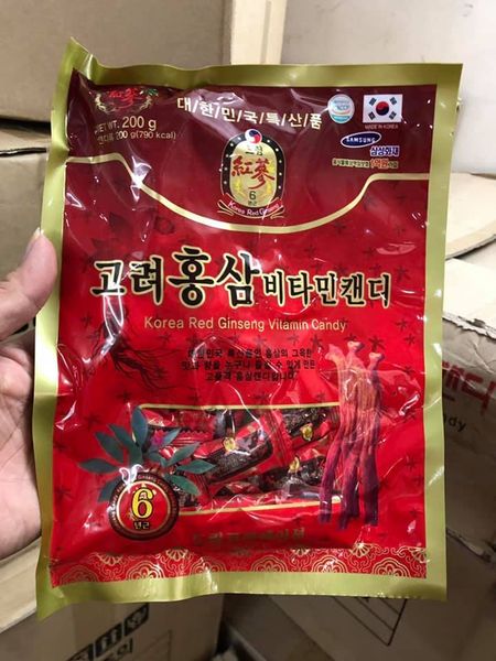 [HCM]KẸO HỒNG SÂM VITAMIN HÀN QUỐC