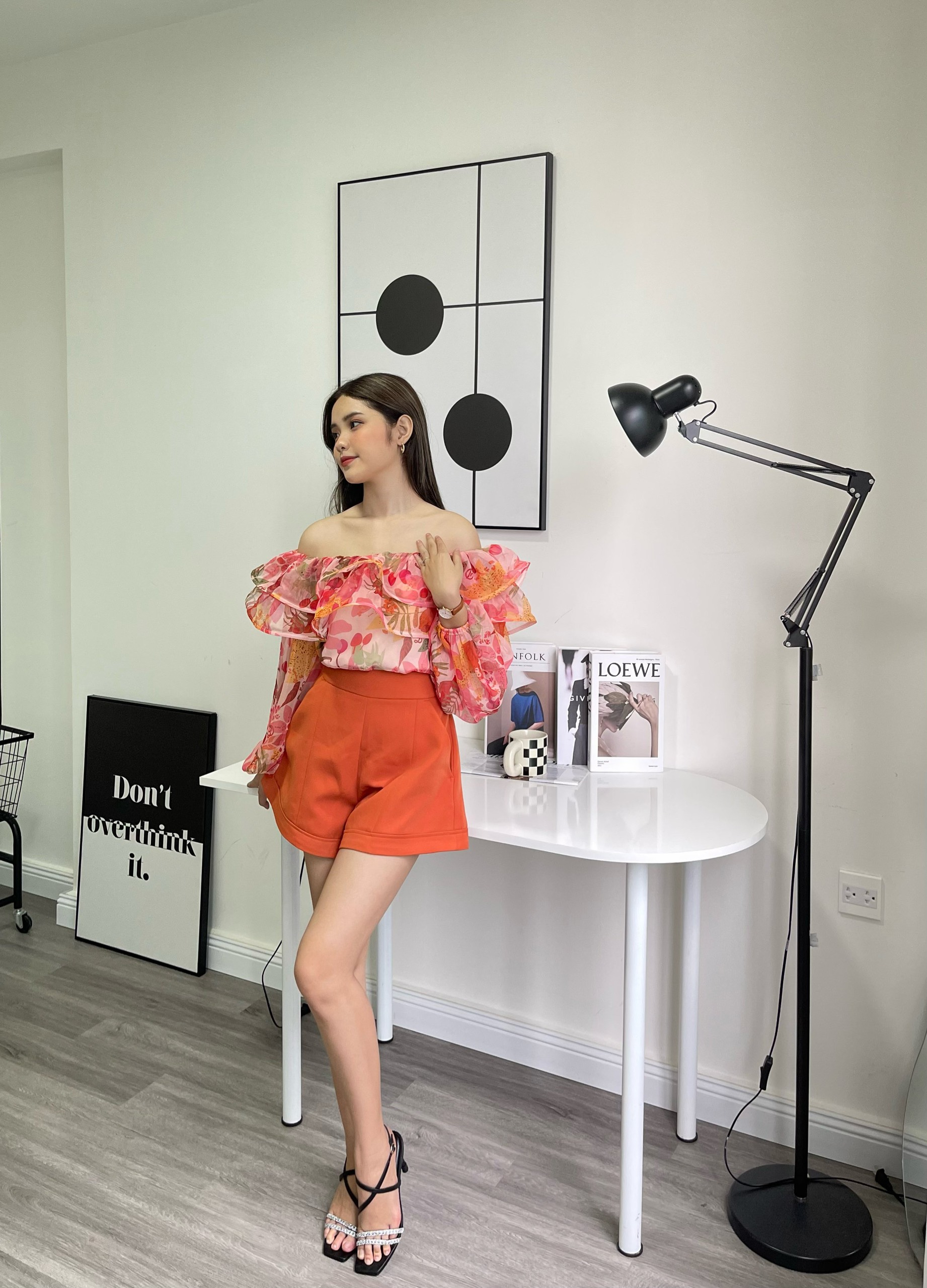 COCO SIN - Quần Short Cam